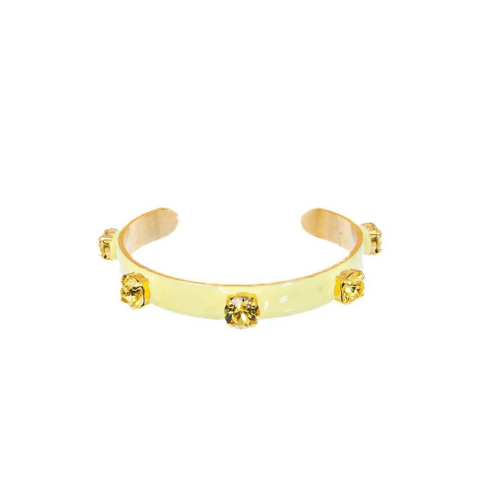 NEW TOVA women's kennedy cuff bracelet in light yellow